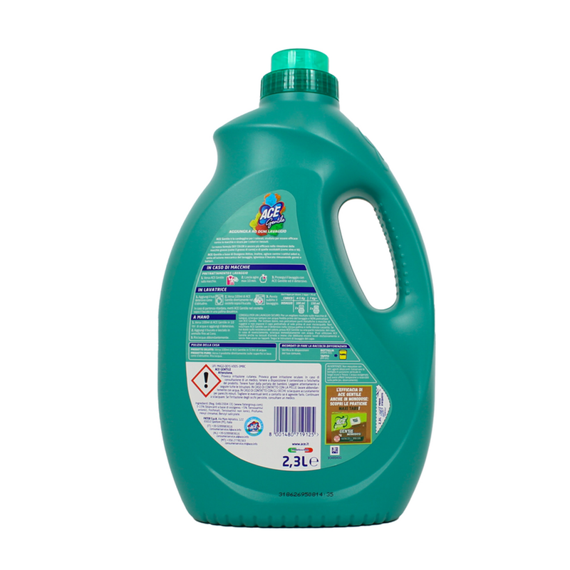 ACE – Gentile, Bleichmittel für bunte und Feinwäsche, 2 l ACE – Gentile, Bleichmittel für bunte und Feinwäsche, 2 l