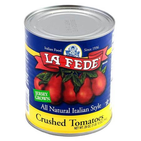 La Fede Jersey Grown Crushed Tomatoes, 28 oz Can