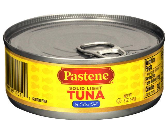 Pastene Tuna (Tonno), 5 oz. can