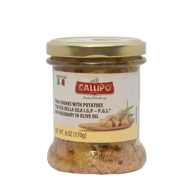 Callipo Tuna Chunks with Rosemary and IGP Calabrese Potatoes, 6 oz | 170g