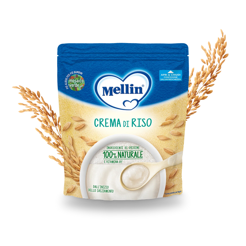 Mellin Crema di Riso Baby Rice Cereal – 7.05 oz (200g)