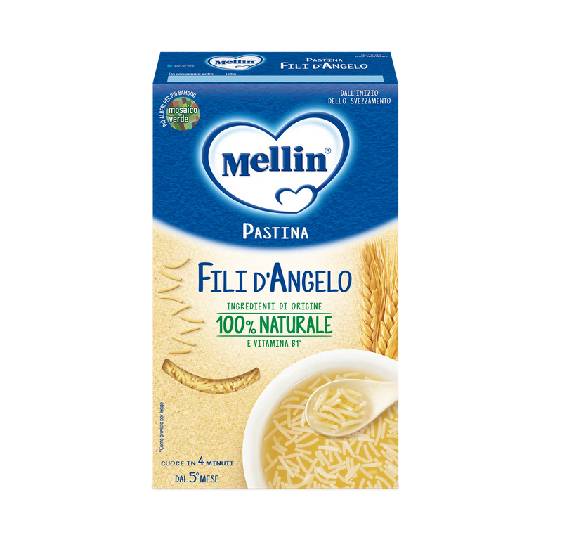 Mellin Pastina Fili D'Angelo Baby Pasta, 11.29 oz (320g) – Italian Angel Hair Pastina