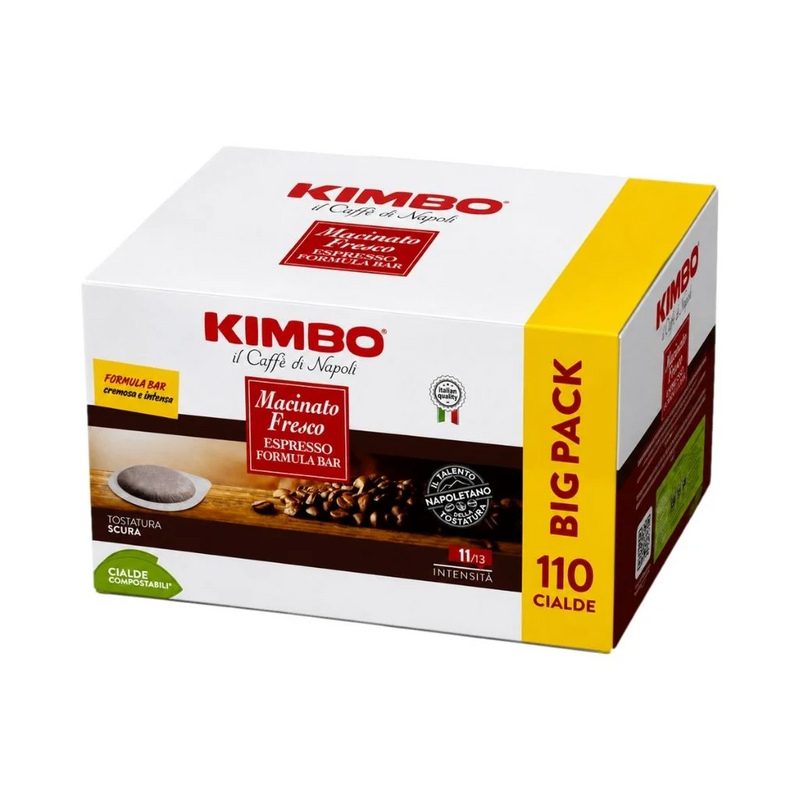 Kimbo Espresso Pods Macinato Fresco ESE Pods, Dark Roast 11/13 intensity, 7g, 150 Pack