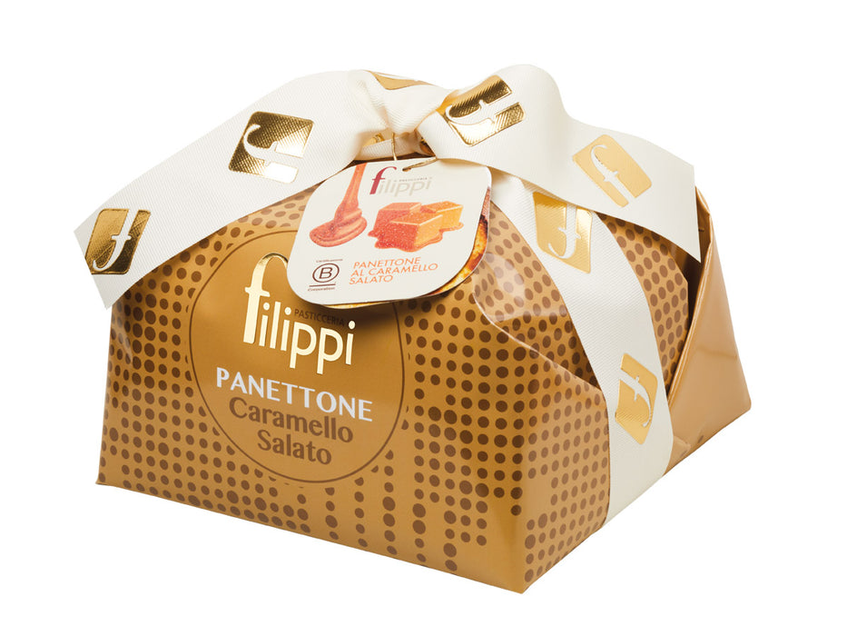 Filippi Panettone with Salted Caramel, 35.27 oz | 1kg