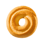 Balocco Ciambelle Biscuits, Cream & Egg Cookies, 12.3 oz | 350g