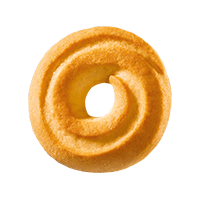 Balocco Ciambelle Biscuits, Cream & Egg Cookies, 12.3 oz | 350g