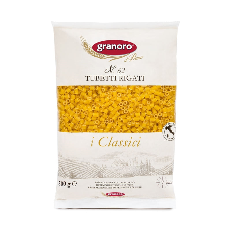 Granoro Tubetti Rigati Pasta No. 62 – 16 oz (1 lb / 454g) — Piccolo's ...