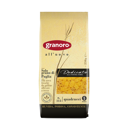 Granoro pasta package on a white background
