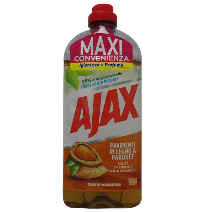 Ajax Almond Oil for Wood and Parquet Floors, 1.25 LT