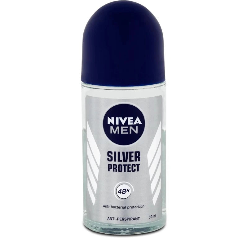 Nivea Men Silver Protect Anti-Transpirant, Deodorant Roll on, 1.6 oz | 50 ml