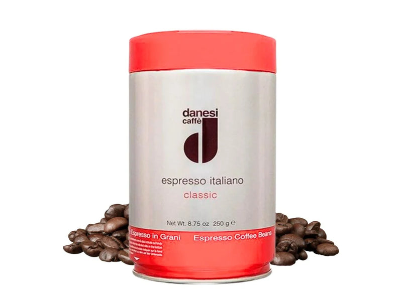 Danesi Caffè Espresso Italiano Classic Whole Bean Coffee – 8.75 oz (250g)