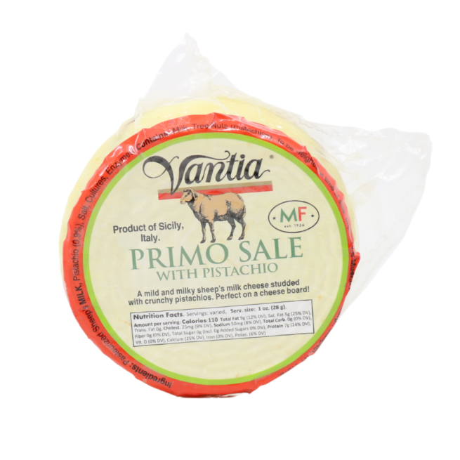 Vantia Primo Sale Cheese with Pistachio, 16 oz