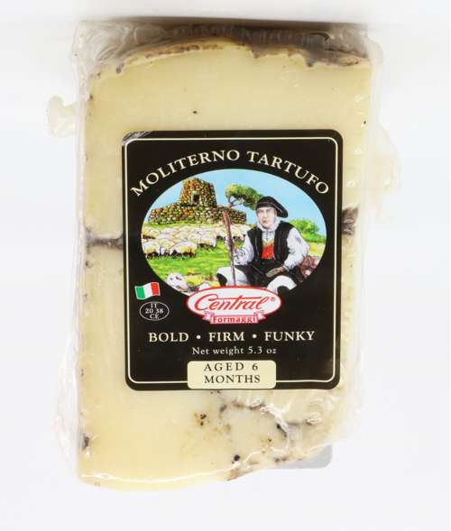 Central Moliterno al Tartufo, Black Truffle Cheese, 5.3 oz