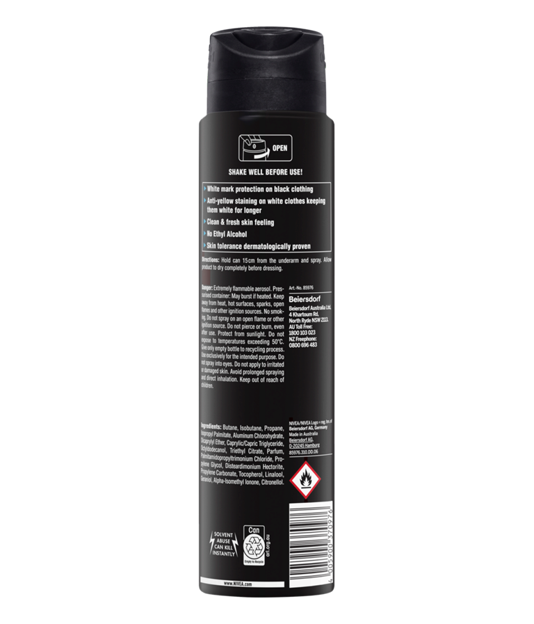 Nivea Men Black & White Invisible Fresh, 48H Protection, 150ml