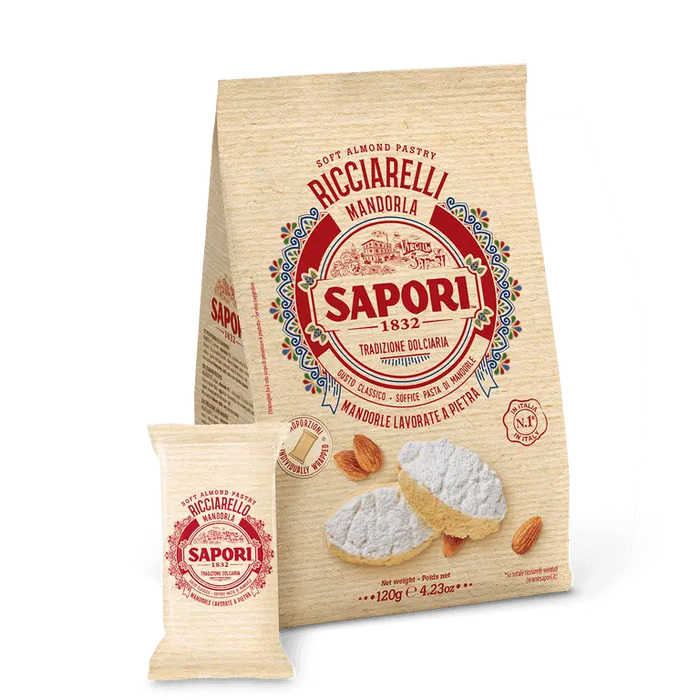 Sapori Almond Ricciarelli, Mandorla, 4.23 oz | 120g