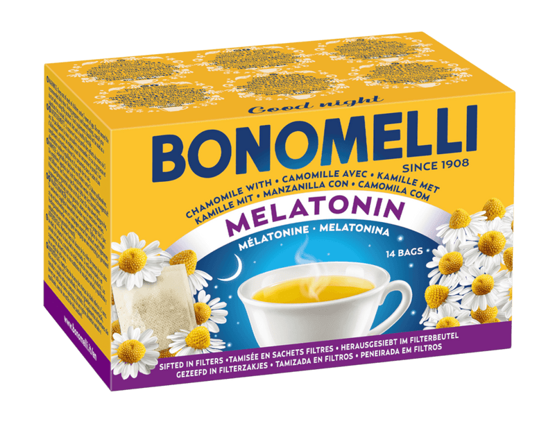 Bonomelli Sifted Chamomile with Melatonin, 14 Filter Bags, 35g