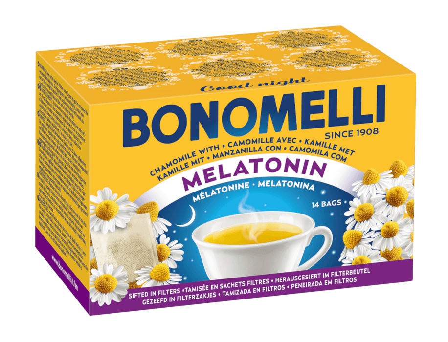 Bonomelli Sifted Chamomile Melatonin & Magnesium, 14 Filter Bags, 35g
