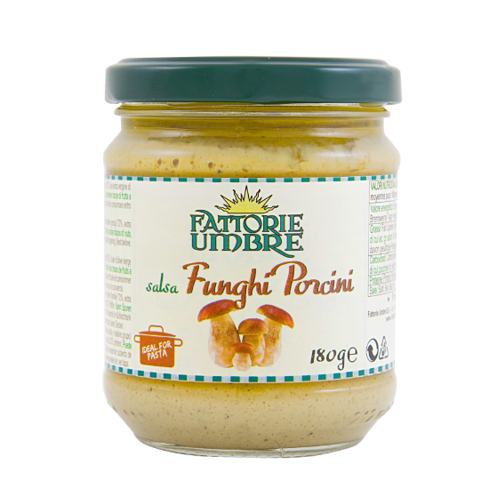 Fattorie Umbre's Porcini Mushroom Sauce, 6.3 oz | 180g (Gluten Free)