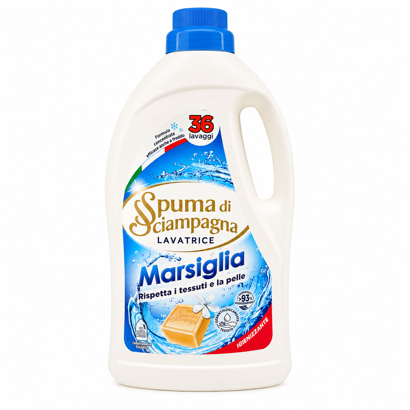 Spuma di Sciampagna Marsiglia Liquid Laundry Detergent – 54.8 fl oz (1620ml)