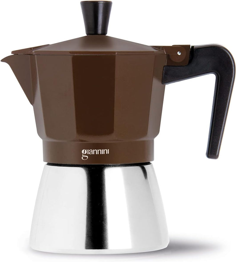 Giannini Nina, Aluminum Stove Top Espresso Coffee Maker, Suitable for Induction