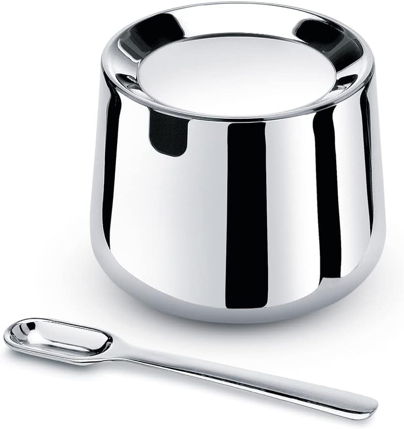 Giannini "Sugarmilk" Set 4 pc. Milk Jug and Sugar Bowl, Stainless Steel