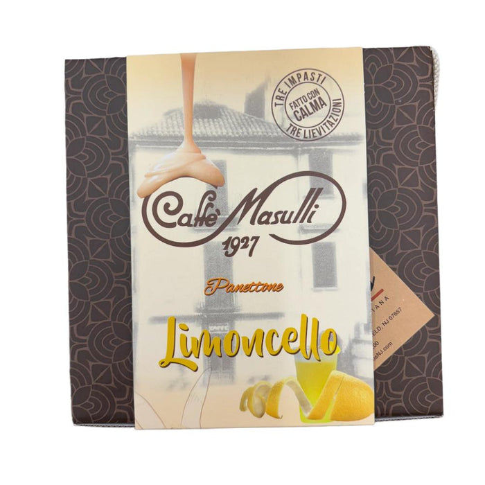 Caffe Masulli Panettone Limoncello & White Chocolate, 35.27 oz | 1kg