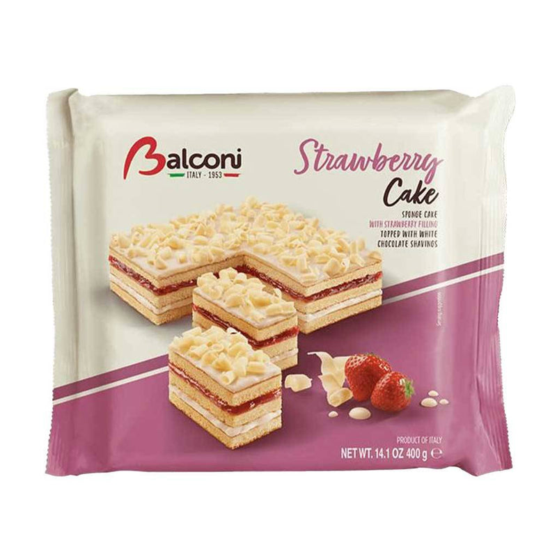 Balconi Strawberry Cake, 14.1 OZ | 400g