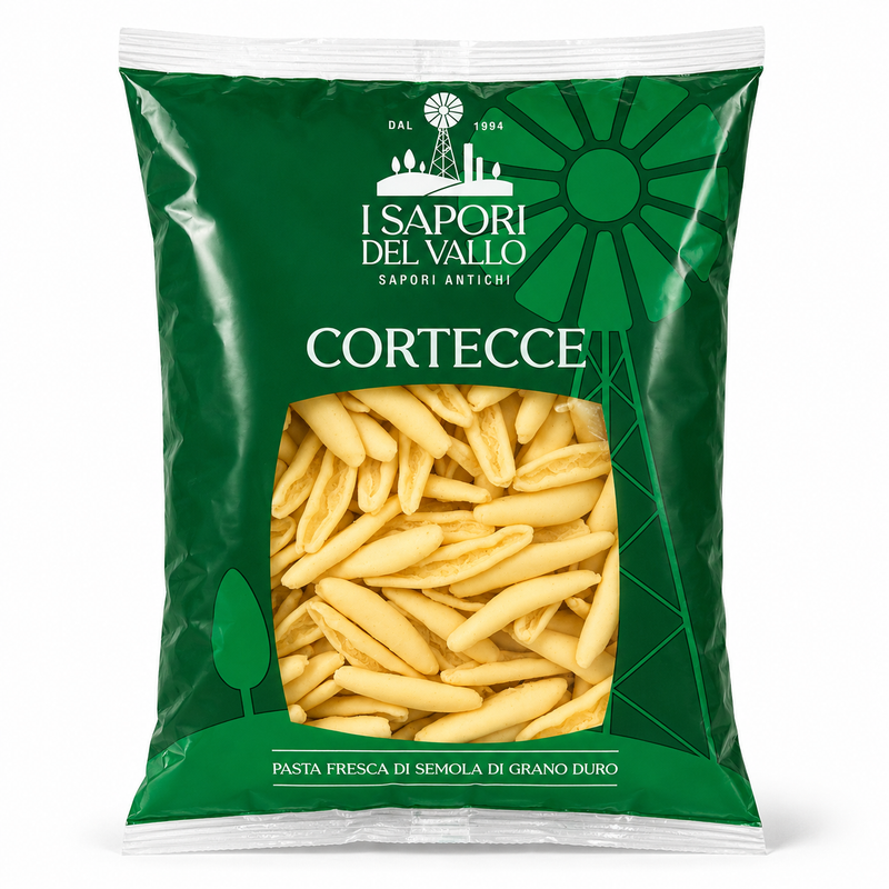 I Sapori Del Vallo Cortecce Fresh Pasta, 17.6 oz | 500g