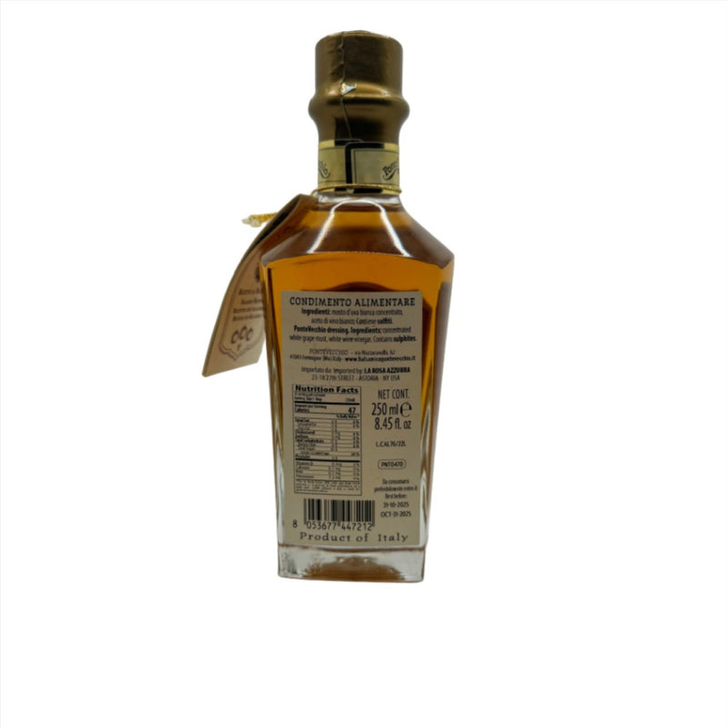 Ponte Vecchio Balsamico Bianco, White Balsamic Condiment, 8.45 fl oz | 250ml