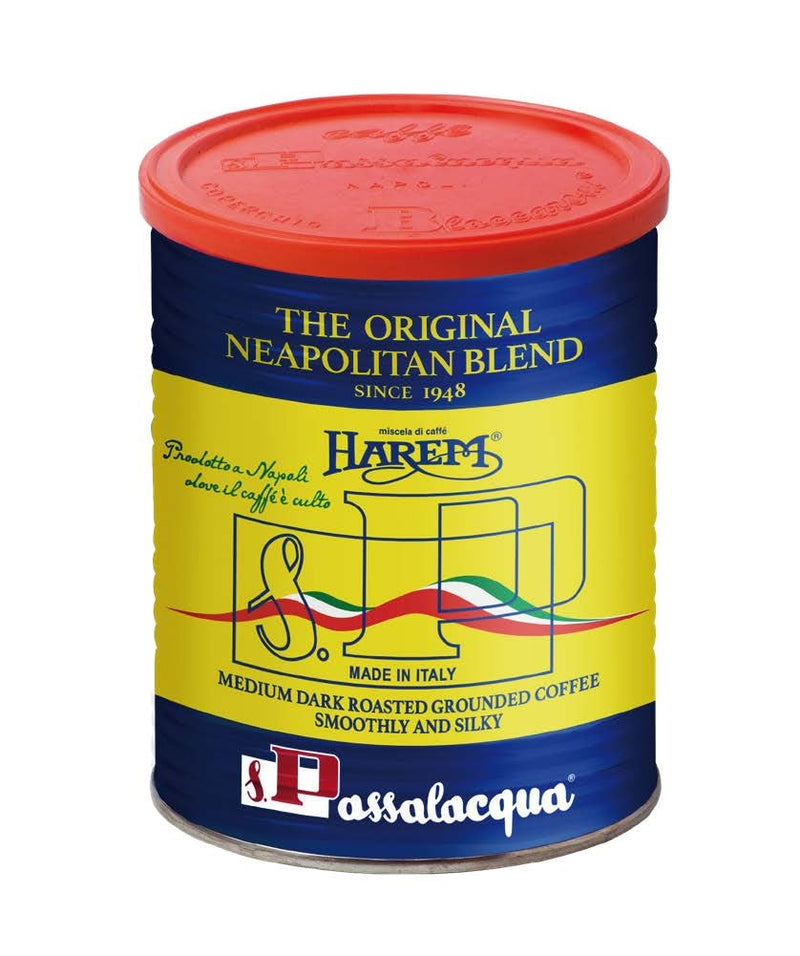 Passalacqua Harem 100% Arabica, Ground Coffee can, 250g