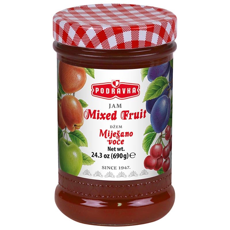 Podravka Mixed Fruit Jam, 24.3 oz | 690g