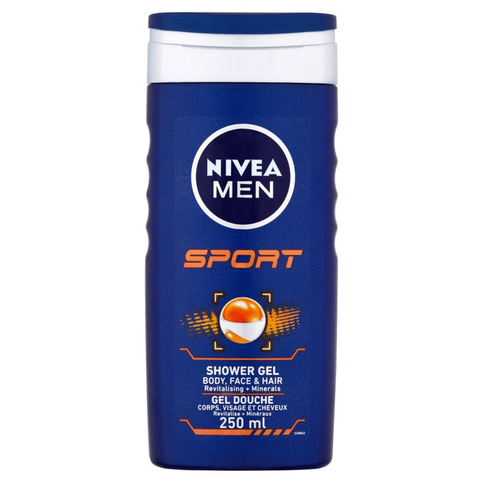 Nivea Men Sport 24H Fresh Effect, Shower Gel, 8.5 oz | 250ml