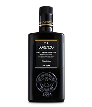 Lorenzo N. 1 Extra Virgin Olive Oil, P.D.O. Valli Trapanesi Organic Cerasuola, 16.9 fl oz | 500ml