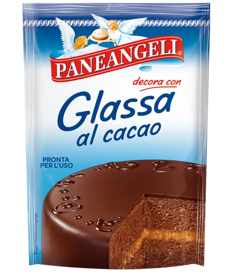 Paneangeli Cocoa Icing, Ready to Use, Glassa al Cacao, 4.2 oz | 125g
