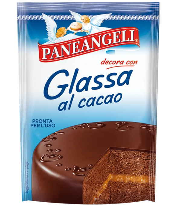 Paneangeli Cocoa Icing, Ready to Use, Glassa al Cacao, 4.2 oz | 125g