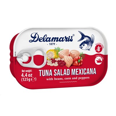 DELAMARIS Mexicana Tuna Salad, 125g tin