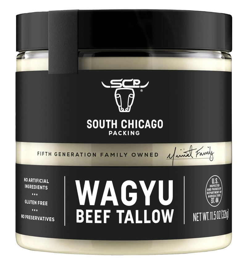 South Chicago Packing Wagyu Beef Tallow, 11.5 Oz Glass Jar