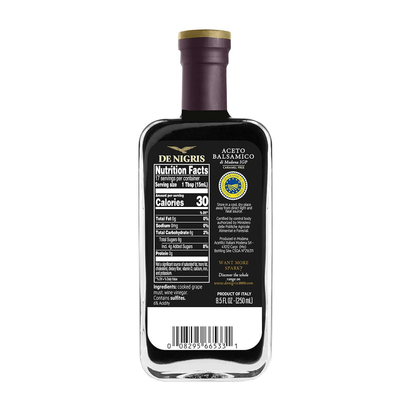 De Nigris Orange Eagle Aged Balsamic Vinegar of Modena PGI, 250 ml