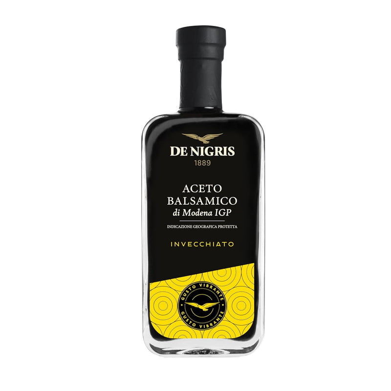 De Nigris Excellence Line Yellow Eagle Balsamic Vinegar of Modena IGP – Vibrant Flavor – 8.5 fl oz (250ml)