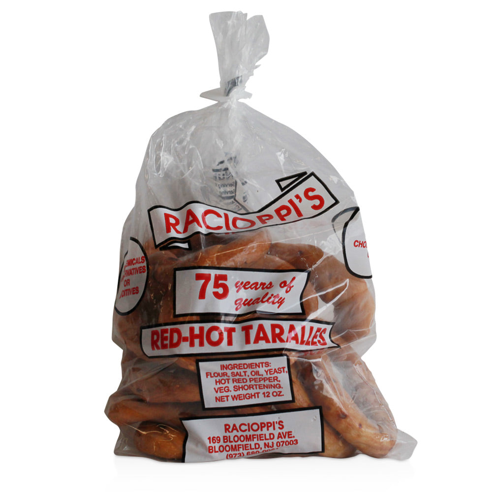 Racioppi's Red Hot Taralli, 12 oz — Piccolo's Gastronomia Italiana