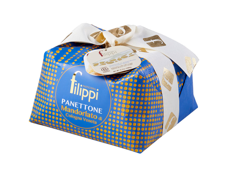 Filippi Panettone With Nougat, Mandorlato Di Cologna Veneta, 35.27 oz | 1kg