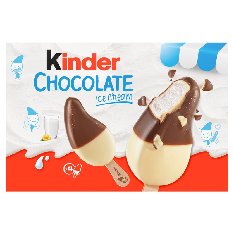 Kinder Chocolate Ice Cream, 4 Pack 152g