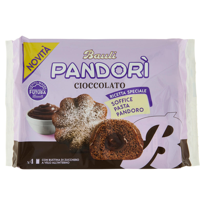 Bauli Pandorì Crema al Cioccolato –  4 Mini Pandoro