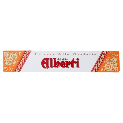 Alberti Hard Nougat w/ Almonds, Torrone Alla Mandorla, 5.3 oz | 150g