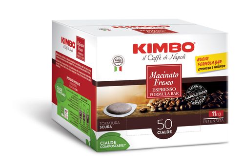 Kimbo Espresso Pods Macinato Fresco ESE Pods, Dark Roast 11/13 intensity, 7g, 150 Pack