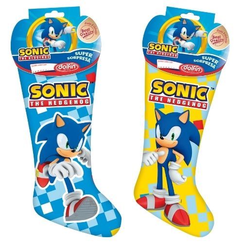 Dolfin Sonic The Hedgehog Stocking, With Surprise &  Sweets, 190g