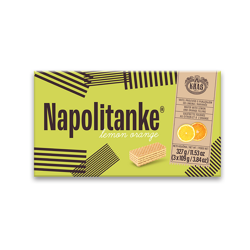 Kras Napolitanke Lemon Orange, 11.53 oz | 327g