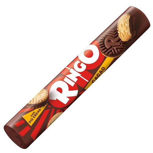 Pavesi Ringo Chocolate (Cacao) Cookies Tube, 5.82 oz | 165g