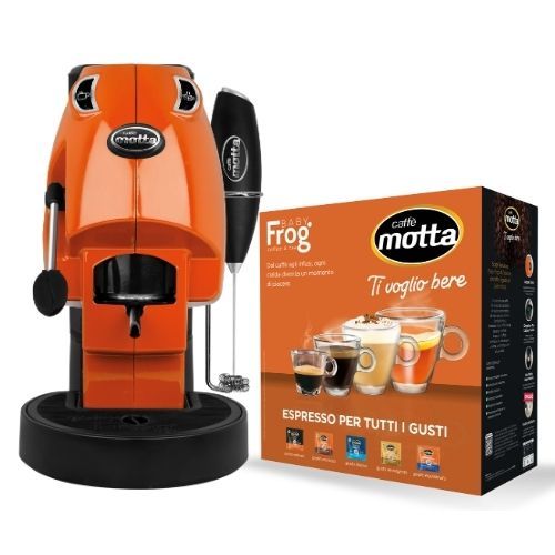 Caffe Motta Orange,  Didiesse BABY Frog ESE Espresso POD Machine, 120 Volt