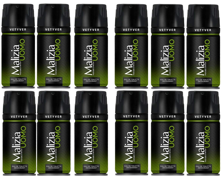 Deo Spray Malizia Body Spray Malizia Uomo Deodorant Spray Vetyver
